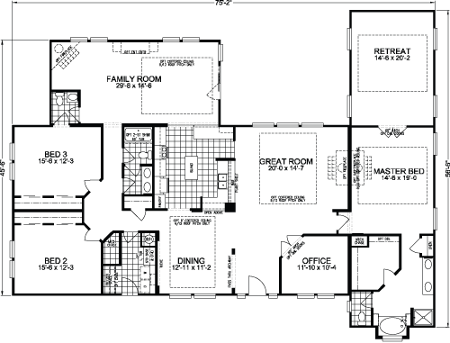 Modular floor plan