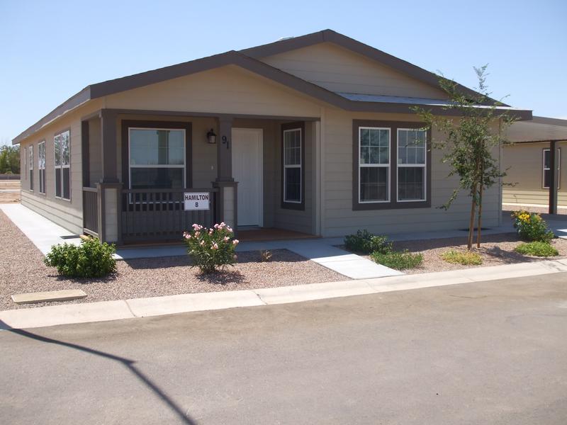 manufactured home front elevation